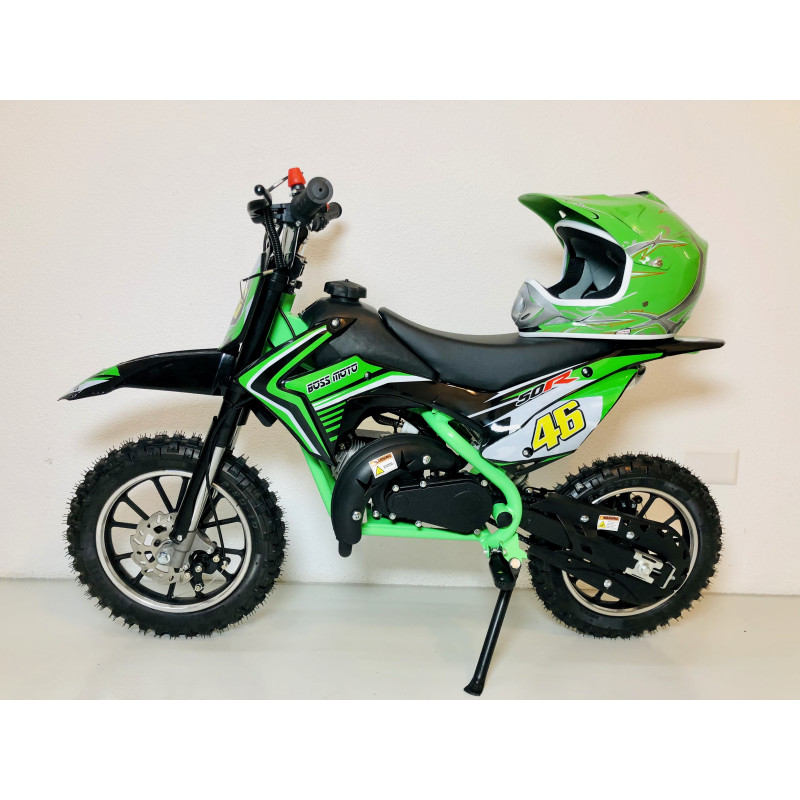 Pocket Bike 49ccm Kinder Töff, grün